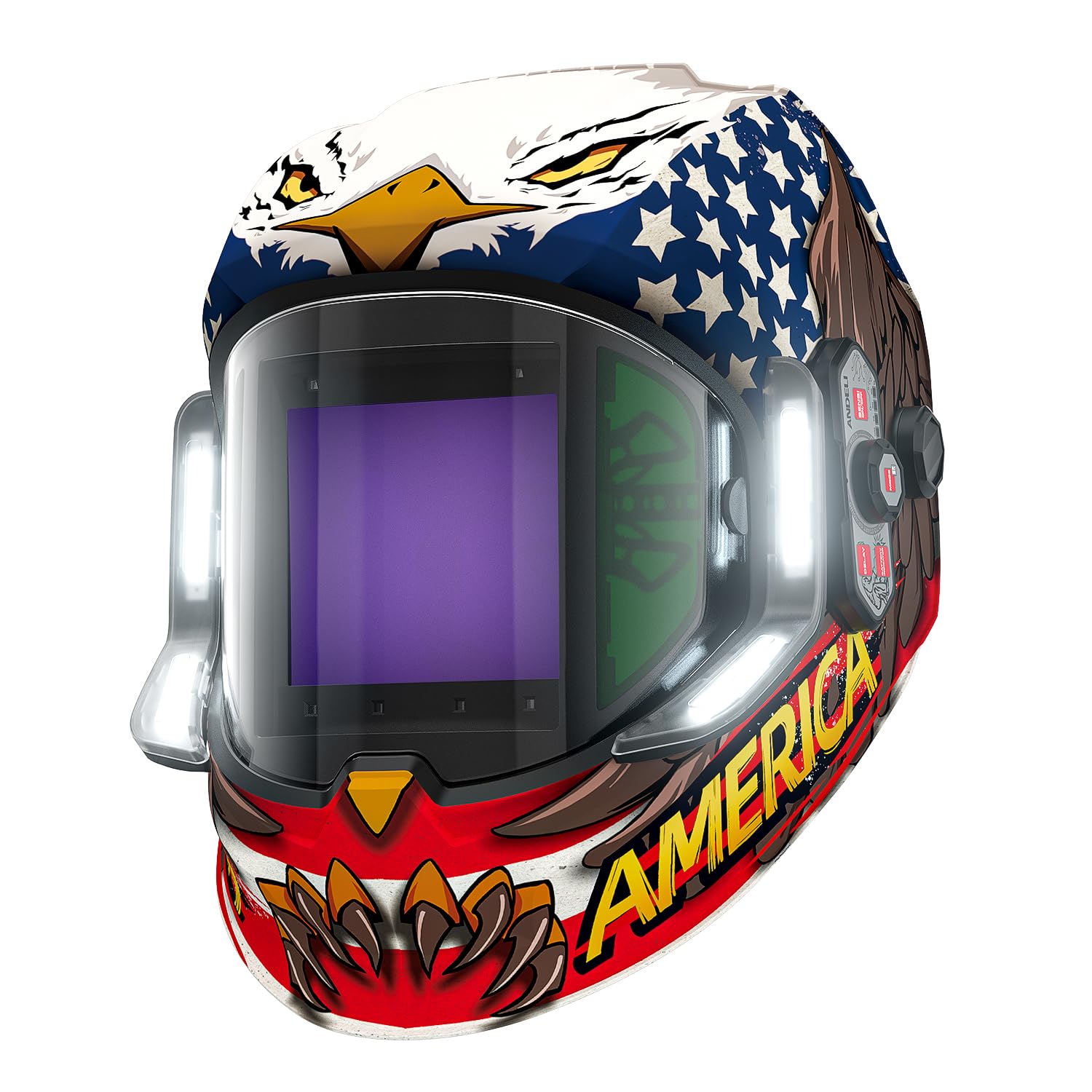 ANDELI Welding Helmet - 180° Panoramic 6 Arc Sensor True Color